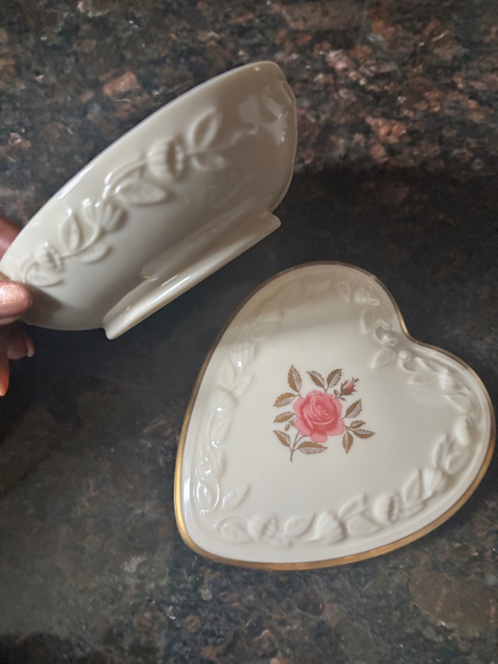 Lenox Rhodora Pattern Trinket Box - Picture 5 of 8
